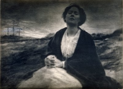 母性の遺産、190004（手作業で追加されたプラチナプリント） 作： Gertrude Käsebier