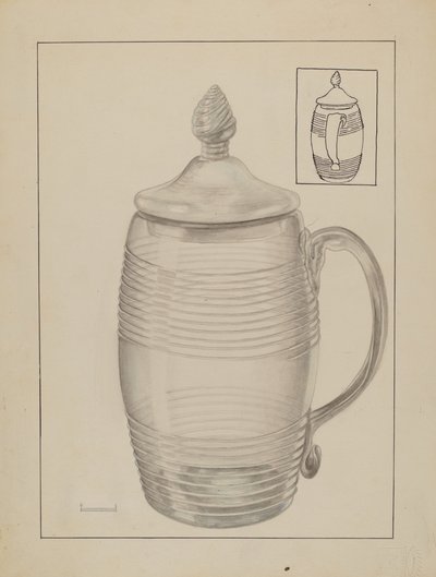 覆われたマグカップ、c。 1936年。 作： Gertrude Lemberg