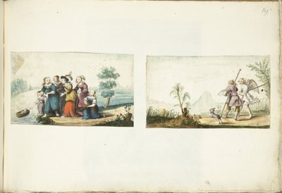 モーセとトビアスと天使 作： Gesina ter Borch (signed by artist)