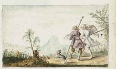 トビアス・エン・デ・エンゲル 作： Gesina ter Borch (signed by artist)