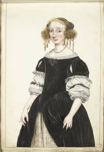 ペトロネラ・デ・ワートの肖像 作： Gesina ter Borch