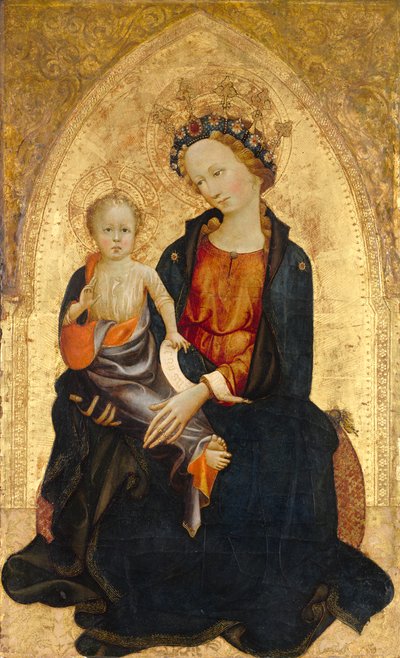 マドンナと子供、c。 1400。 作： Gherardo Starnina