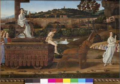 貞操の勝利、1485年頃 作： Gherardo di Giovanni
