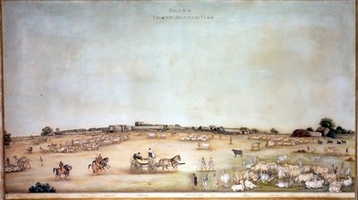 ？Dhana Colonel Skinner&39;s Farm？、1828 作： Ghulam Ali Khan