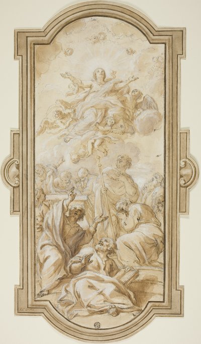 聖母被昇天 作： Giacinto Calandrucci