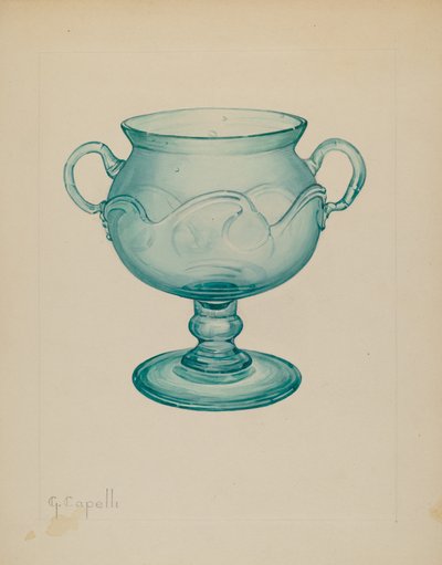 ピッチャー、c. 1937年。 作： Giacinto Capelli