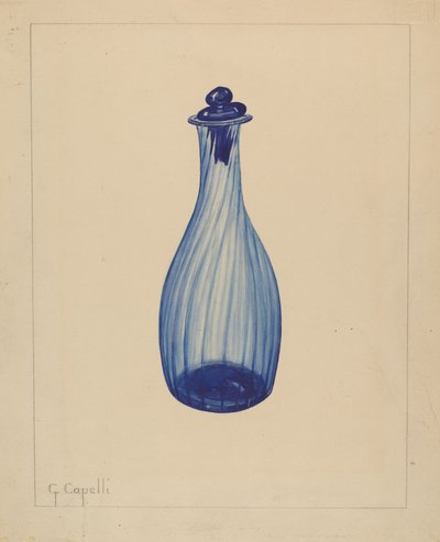 トイレの水筒、1937年。 作： Giacinto Capelli