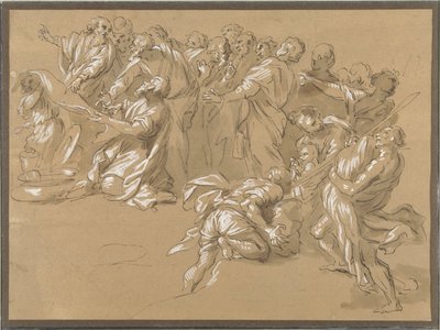 ベンジャミンのポケットからカップを見つける(?) 作： Giacinto Gimignani