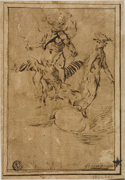 雲の中の木星と水星 作： Giacinto Gimignani