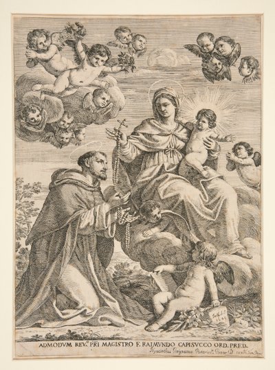 聖ドミニク 作： Giacinto Gimignani