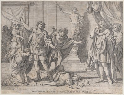 バージニアの死、1630-80。 作： Giacinto Gimignani