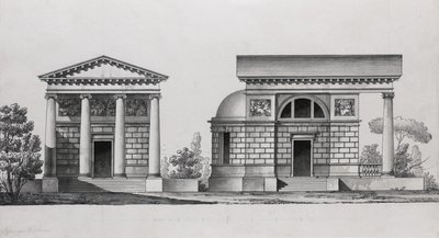 Tutomlin家族のための教会の設計 作： Giacomo Antonio Domenico Quarenghi