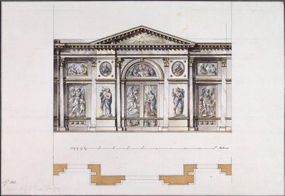 1780年代のサンクトペテルブルクの復活のスモルニー修道院のイコノスタシス 作： Giacomo Antonio Domenico Quarenghi