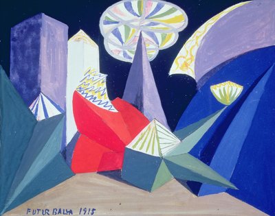 花火 作： Giacomo Balla