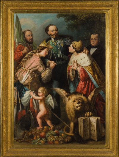 イタリア統一 イタリアの統一、1866年頃。 作： Giacomo Casa