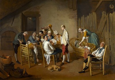 カードゲーム、c.1738-1750 作： Giacomo Ceruti
