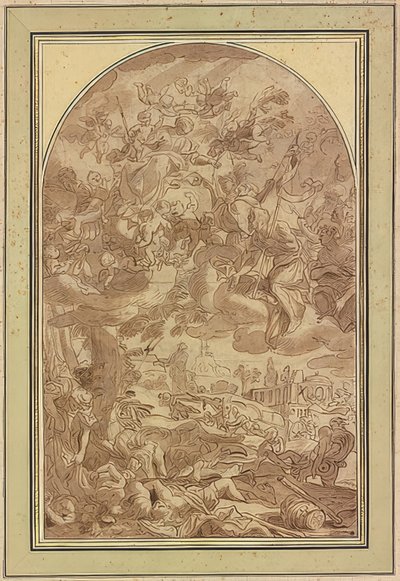 1656年のナポリの大災害 作： Giacomo Farelli