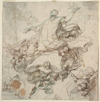 聖フィリッポ・ネリの栄光 作： Giacomo Farelli