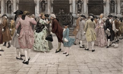 プロムナード 作： Giacomo Favretto