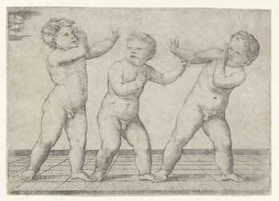 3人の裸の男の子 作： Giacomo Francia