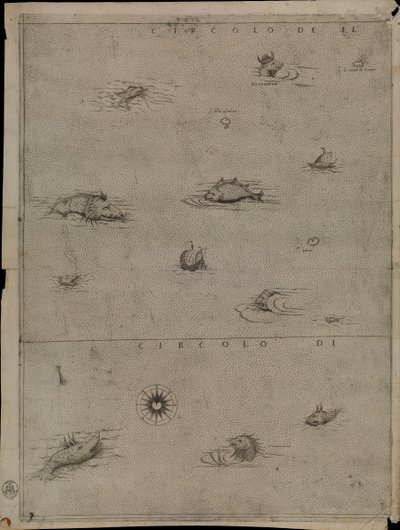 アフリカ地図 作： Giacomo Gastaldi