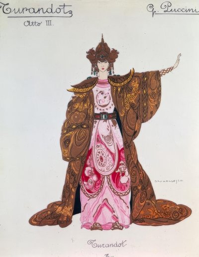 第3幕「トゥーランドット」のフィギア 作： Giacomo Puccini