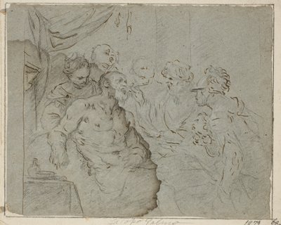 ソクラテスの死(?) 作： Giambattista Langetti