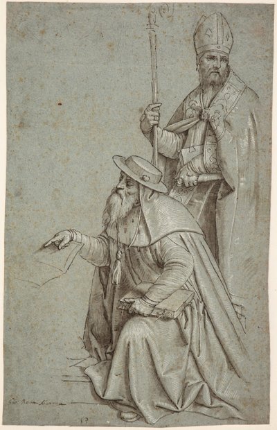 聖ヒエロニムスと聖アウグスティヌス / アンブローズ 作： Giambattista Moroni