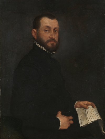 男の肖像 作： Giambattista Moroni