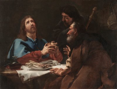 エマオの晩餐 1720年頃 油彩・カンヴァス 作： Giambattista Piazzetta