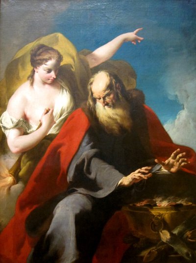 夏と冬の寓意 作： Giambattista Pittoni