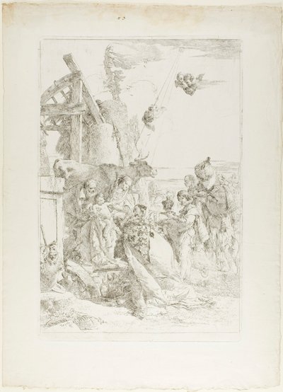 魔術師の崇拝 作： Giambattista Tiepolo
