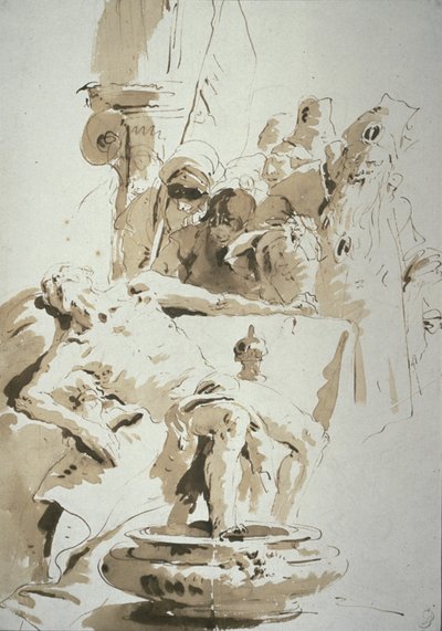 セネカの死に関するファンタジー 作： Giambattista Tiepolo