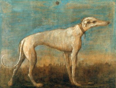 イタリアのサイトハウンド、c。 1793年。 作： Giambattista Tiepolo
