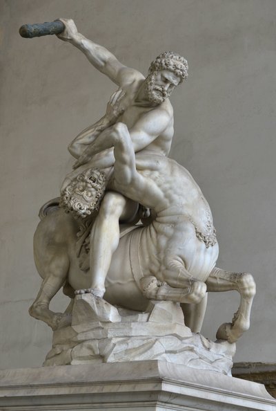 ケンタウロス・ネサスと戦うヘラクレス 作： (after) Giambologna