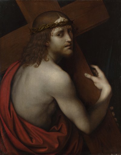 十字架を運ぶキリストc。 1518-1525 作： Giampietrino