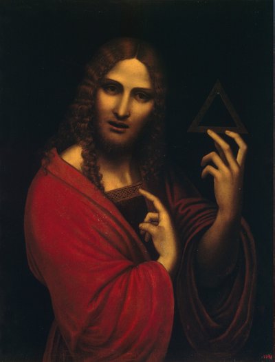 三位一体の象徴を持つキリスト、16世紀前半 作： Giampietrino