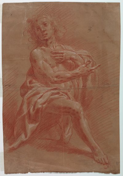 ひざまずく男 作： Gian Giacomo Barbelli