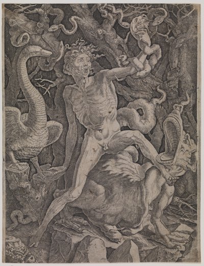 怒りのアレゴリー 作： Gian Jacopo Caraglio