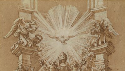 サン・ピエトロの「カッテラ」の研究 作： Gian Lorenzo (studio of) Bernini