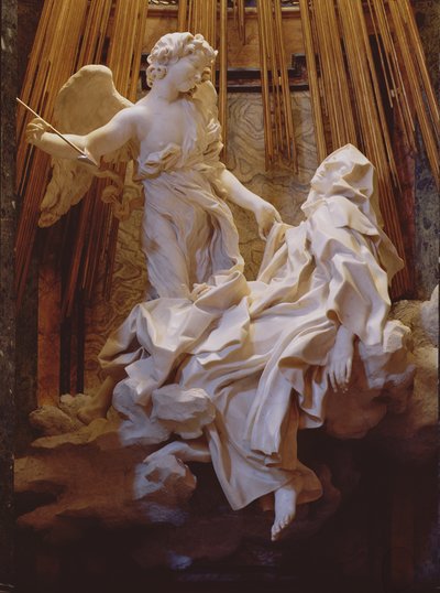 聖テレサのエクスタシー 作： Gian Lorenzo Bernini
