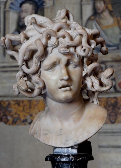 メデューサの首領、1630年 作： Gian Lorenzo Bernini