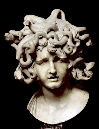 ジャンロレンツォベルニーニによるメデュース大理石彫刻の頭 作： Gian Lorenzo Bernini