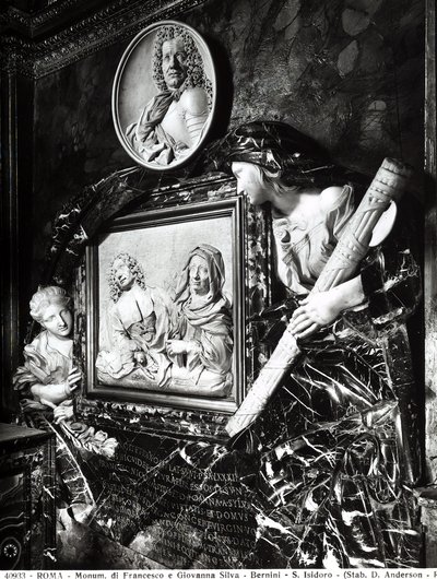 ジャンロレンツォベルニーニによるフランチェスコとジョヴァンニシルバの記念碑、1663年 作： Gian Lorenzo Bernini