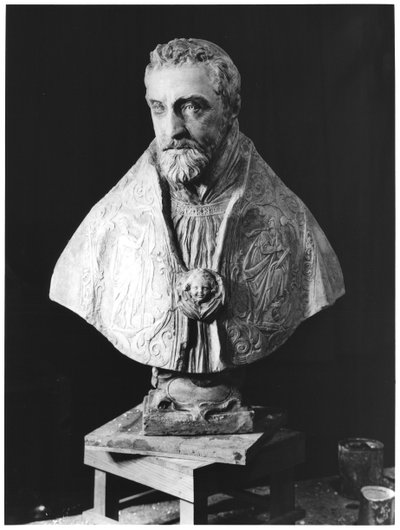 フランソワ・デスクーブローの胸像、スルディス枢機卿（1575-1628）（大理石） 作： Gian Lorenzo Bernini
