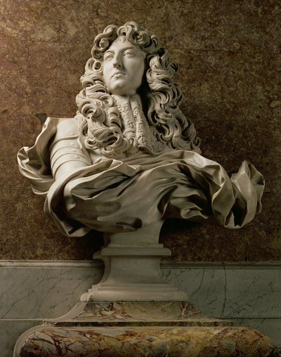 ルイ14世の肖像画の胸像（1638〜1715）、1665、（大理石）（154787も参照） 作： Gian Lorenzo Bernini