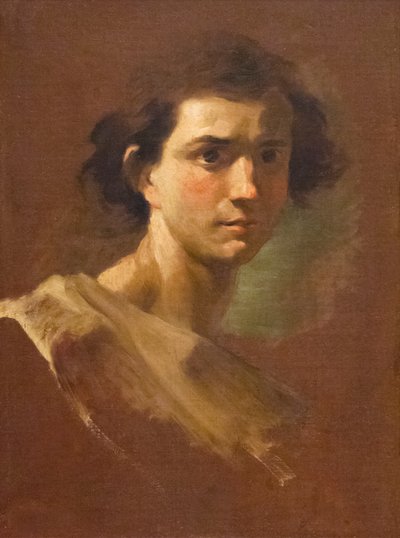 若い頃の自画像（キャンバスに油彩） 作： Gian Lorenzo Bernini