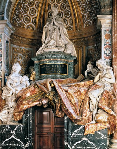 アレクサンダー7世の墓 作： Gian Lorenzo Bernini