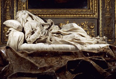 祝福されたルドヴィカ・アルベルトーニの墓 作： Gian Lorenzo Bernini