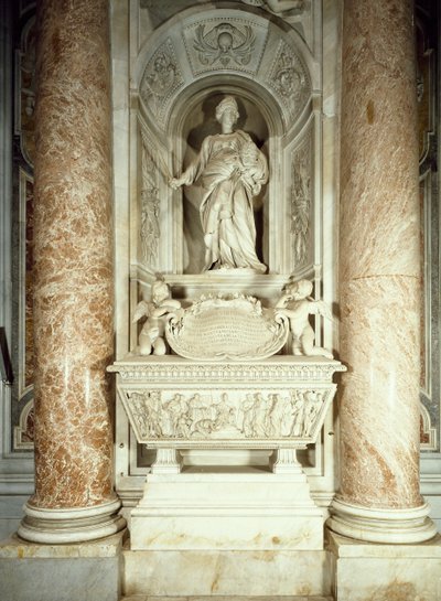 マチルダ伯爵夫人の墓 作： Gian Lorenzo Bernini